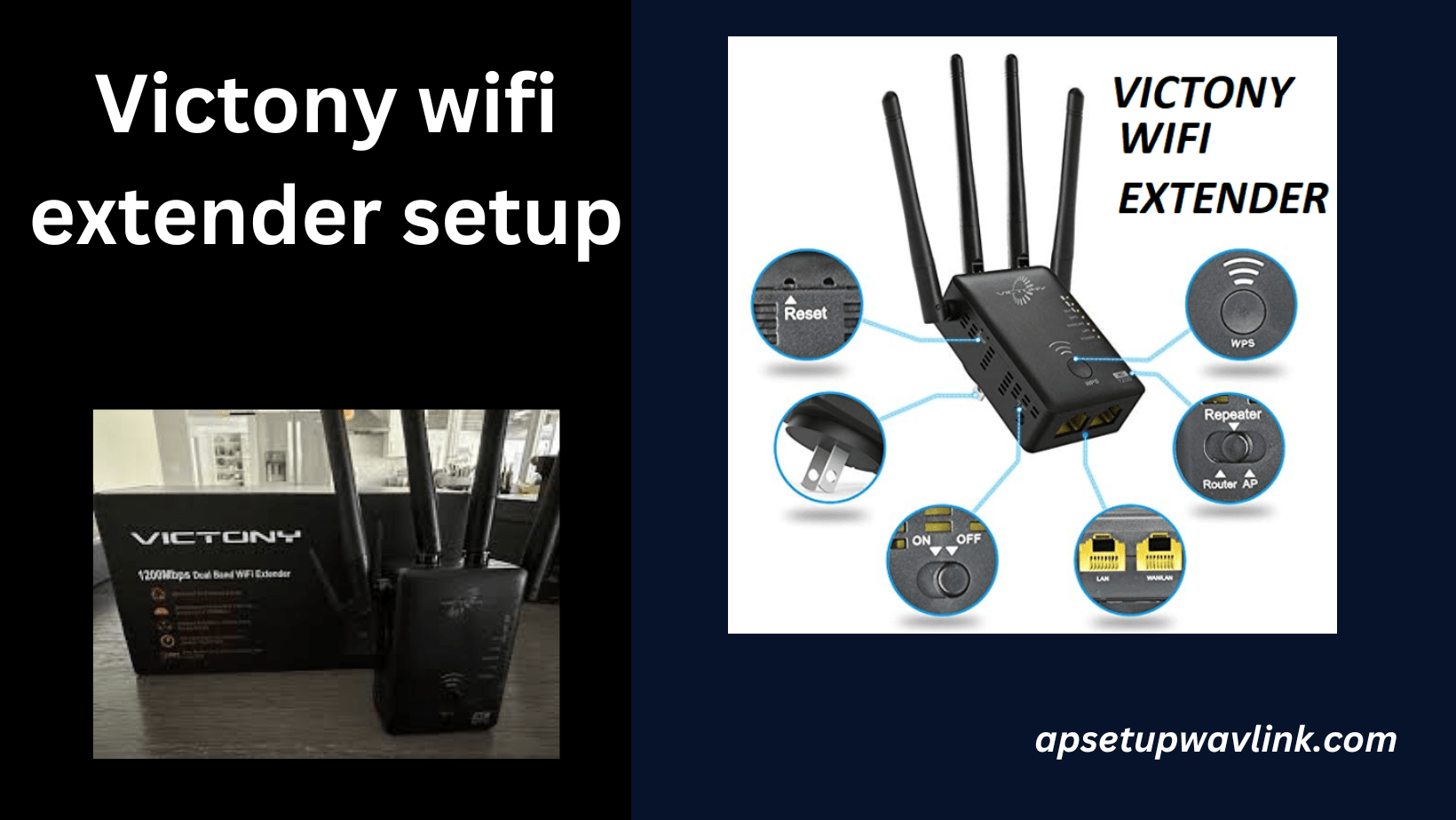 Read more about the article Victony wifi extender setup