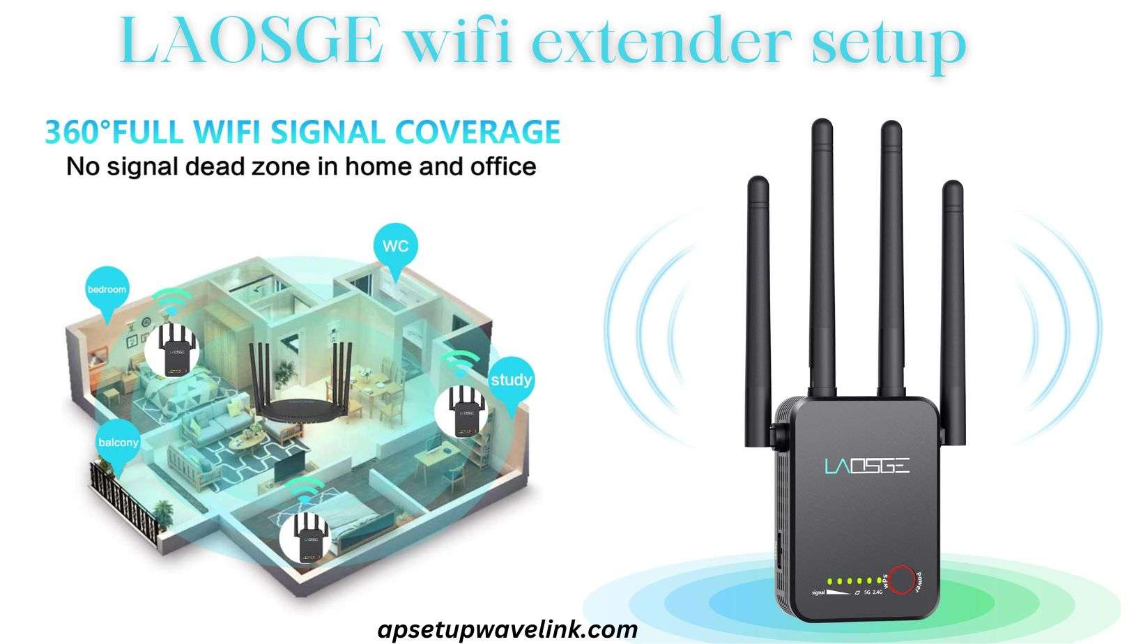 Read more about the article LAOSGE wifi extender setup