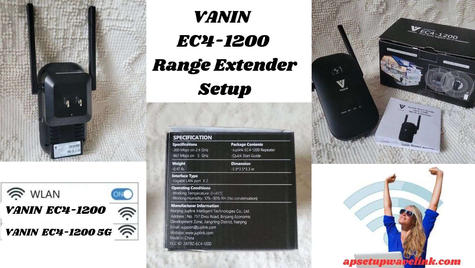 Read more about the article Maximizing Wi-Fi Coverage: VANIN EC41200 Range Extender Setup