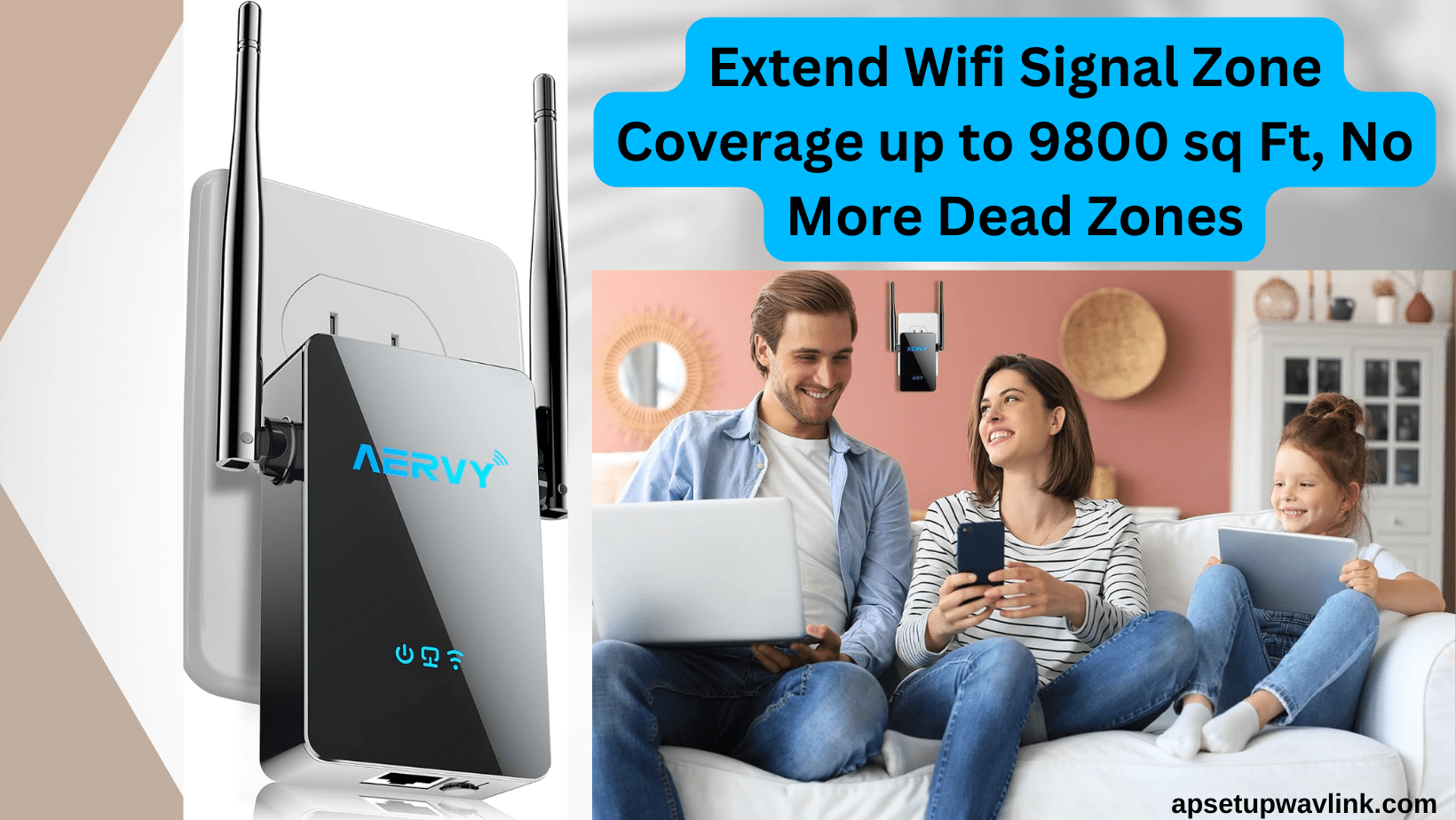 Read more about the article Aervy WiFi Extender Setup: Simplify Connection for Coverage