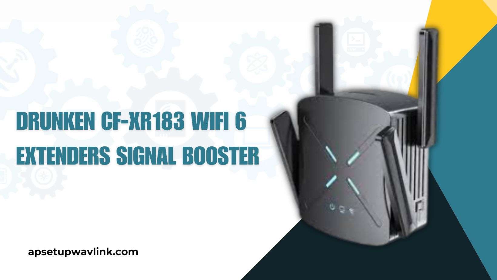Read more about the article Drunken CF-XR183 WiFi 6 Extenders Signal Booster 