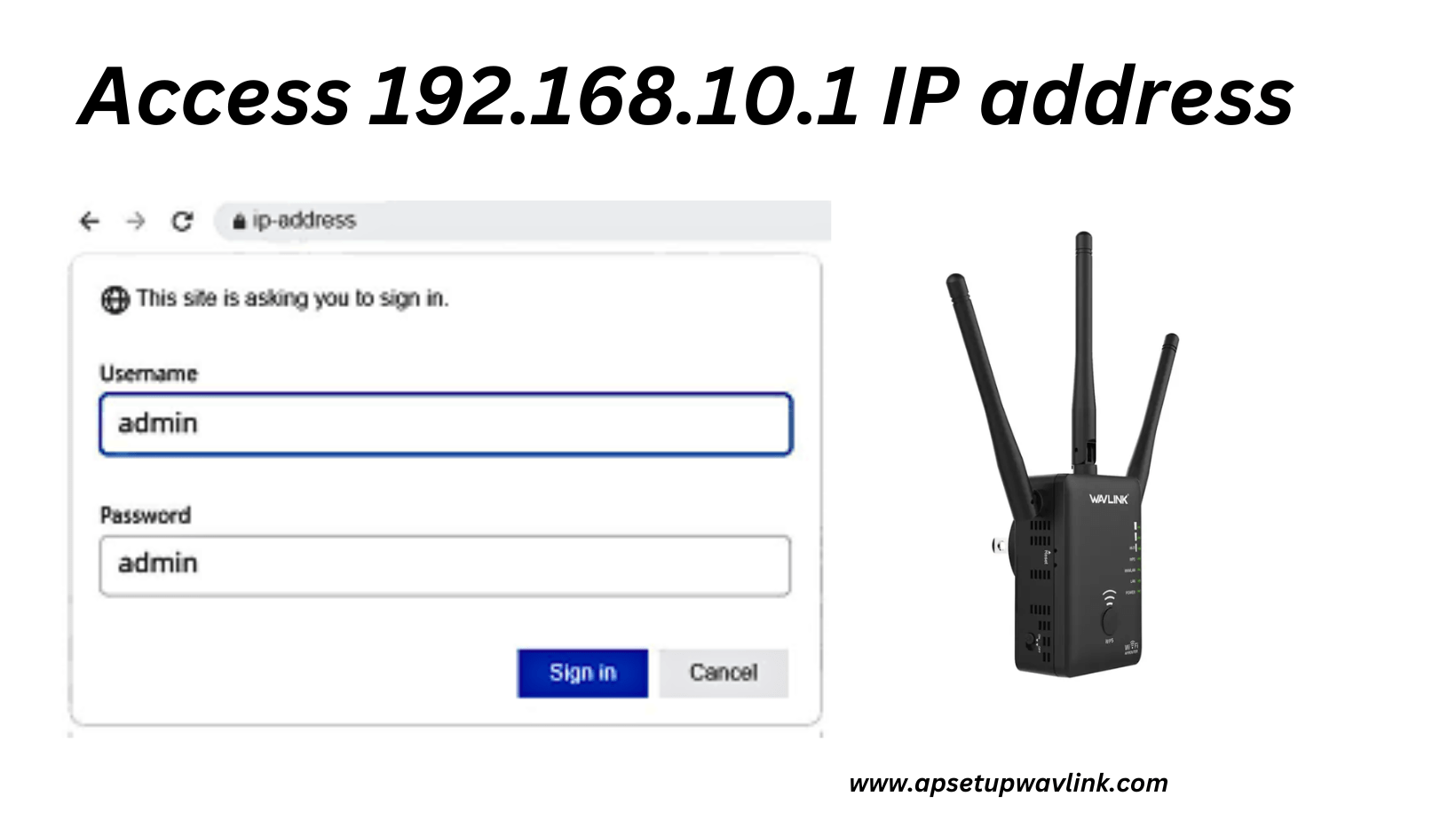 Read more about the article How to access 192.168.10.1 IP address for wavlink extender?